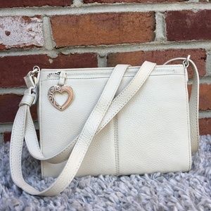 Brighton Crossbody Barbados City Organizer White